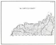 Garfield County - North, Butte Creek, Hazny, Brusett, Piney Butes, Haxby, Van Norman, Montana State Atlas 1950c